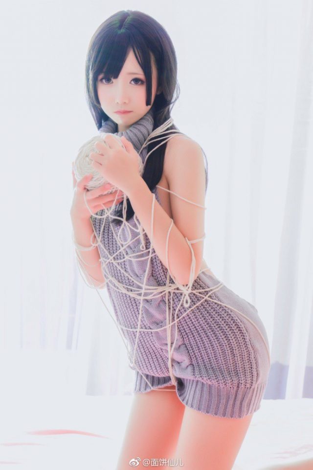 图片[3]_coser@面饼仙儿毛衣cosplay造型诱惑力十足，多张照片勾人心魄_萌VLOG