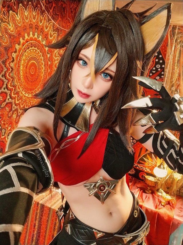 图片[2]_新加坡Kiyo小姐姐的原神Impact中的迪希雅COS写真_萌VLOG