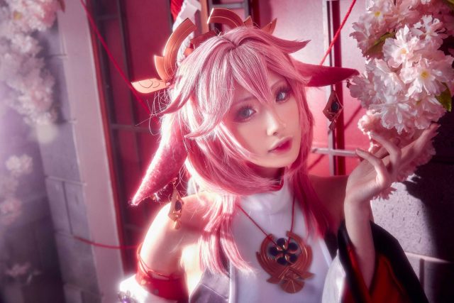 图片[4]_新加坡Kiyo小姐姐的原神Impact中的迪希雅COS写真_萌VLOG