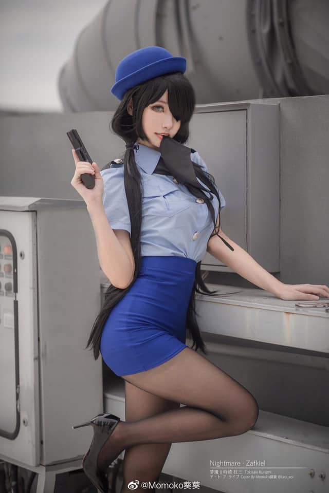 图片[6]_Coser Momoko葵葵演绎《约会大作战》中的女警版时崎狂三_萌VLOG