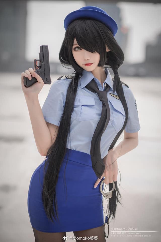 图片[8]_Coser Momoko葵葵演绎《约会大作战》中的女警版时崎狂三_萌VLOG