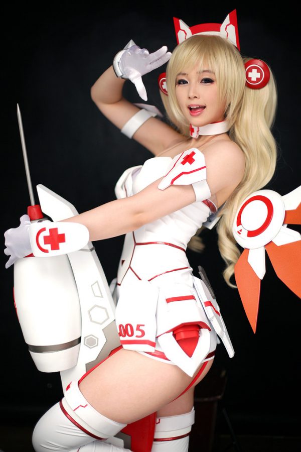 图片[4]_Coser Doremi化身游戏《Lost Saga》中的机器人护士R-Cyber Medic_萌VLOG