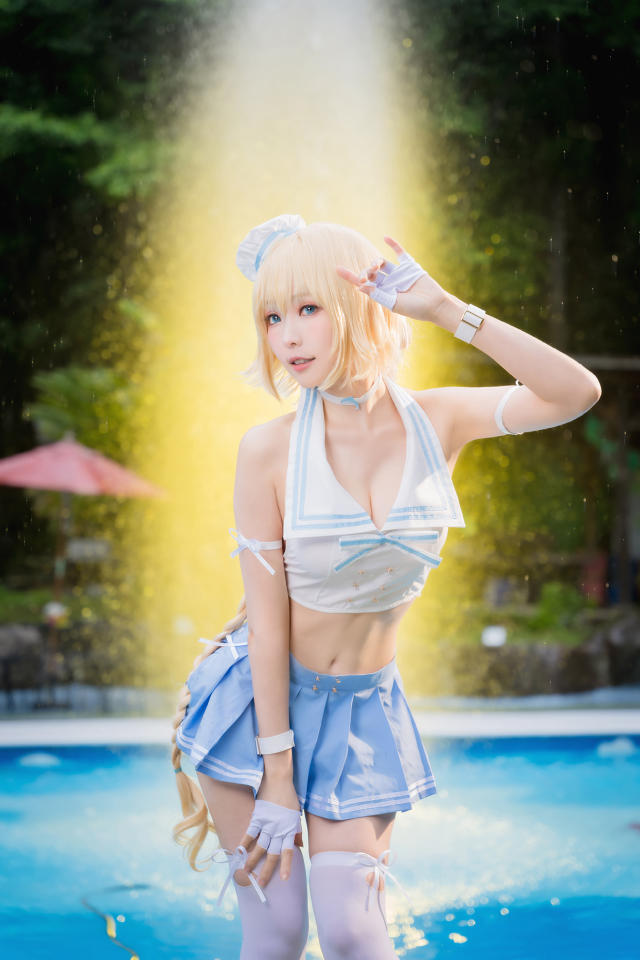 Coser@ElyEE子演绎《命运/冠位指定》中温柔可爱的圣女贞德_萌VLOG