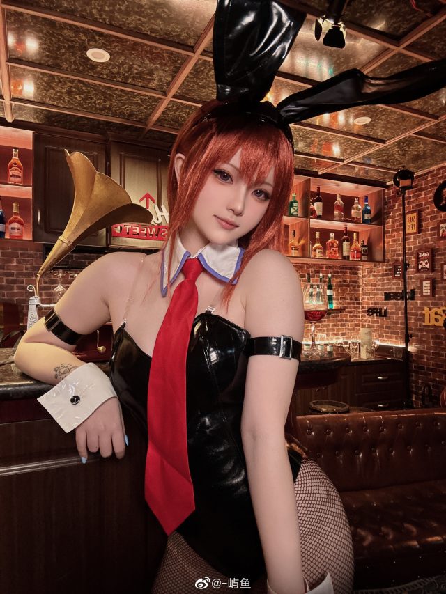 图片[5]_屿鱼cos《命运石之门》牧濑红莉栖 兔耳美少女展现临场魅力_萌VLOG