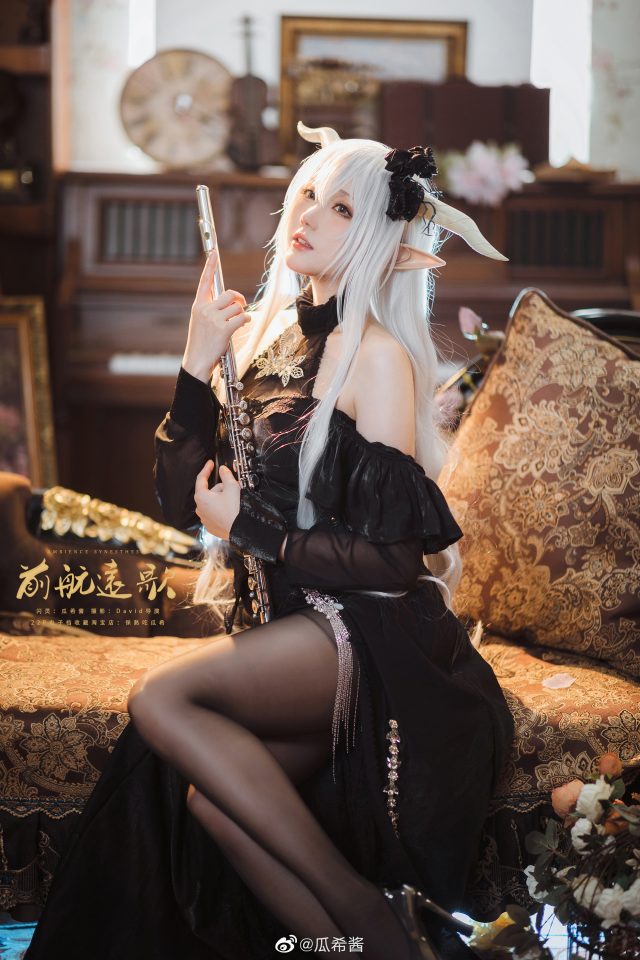 图片[2]_音律联觉：瓜希酱演绎《明日方舟》闪灵角色_萌VLOG