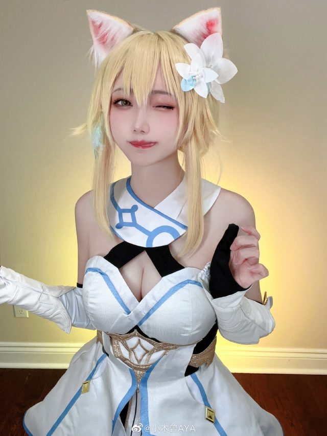 图片[2]_小木曾AYA cos《原神》荧Lumine：萌动旅行者的独特风采_萌VLOG