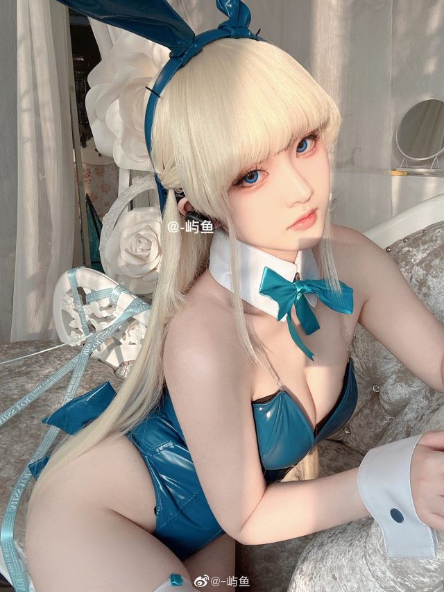 图片[4]_蔚蓝档案：屿鱼cos飞鸟马，展现兔女郎风情_萌VLOG