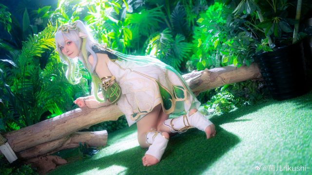 图片[4]_菌儿rikushi cos《原神》纳西妲：可爱与迷人_萌VLOG