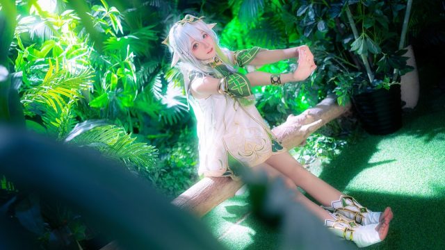 图片[2]_菌儿rikushi cos《原神》纳西妲：可爱与迷人_萌VLOG