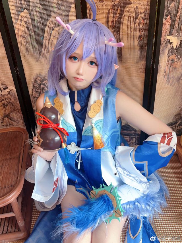 图片[4]_菌子宝宝cos崩坏星穹铁道白露，美少女名医角色立绘_萌VLOG
