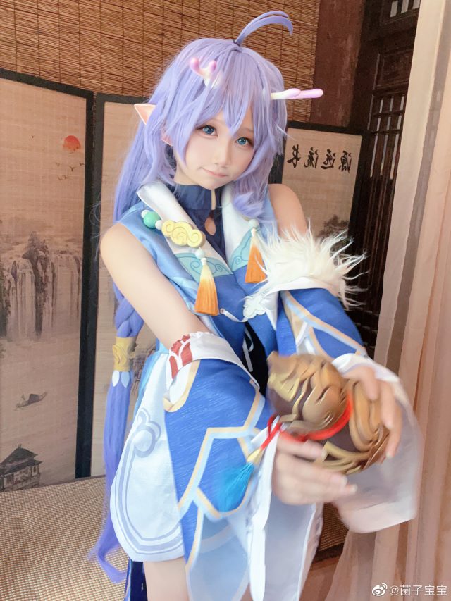 图片[2]_菌子宝宝cos崩坏星穹铁道白露，美少女名医角色立绘_萌VLOG