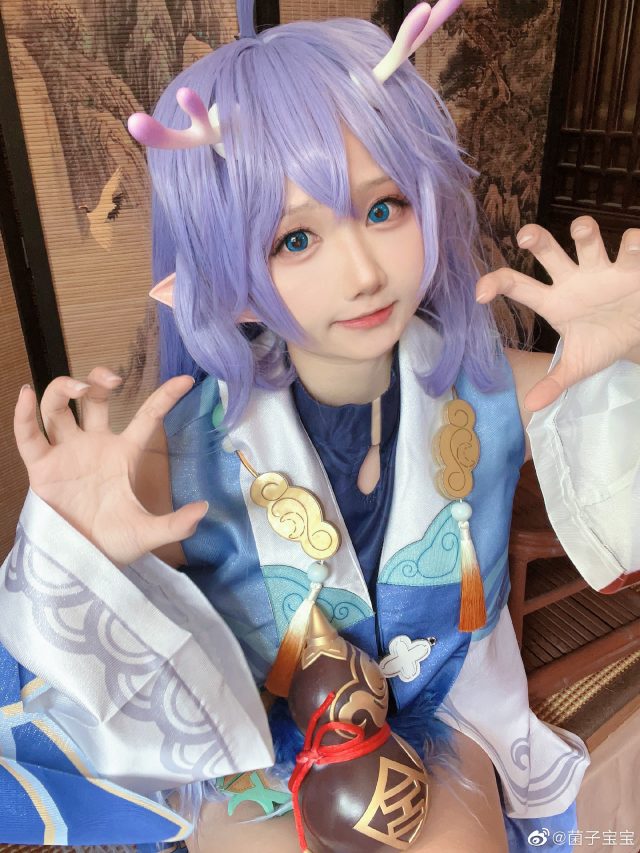 图片[6]_菌子宝宝cos崩坏星穹铁道白露，美少女名医角色立绘_萌VLOG