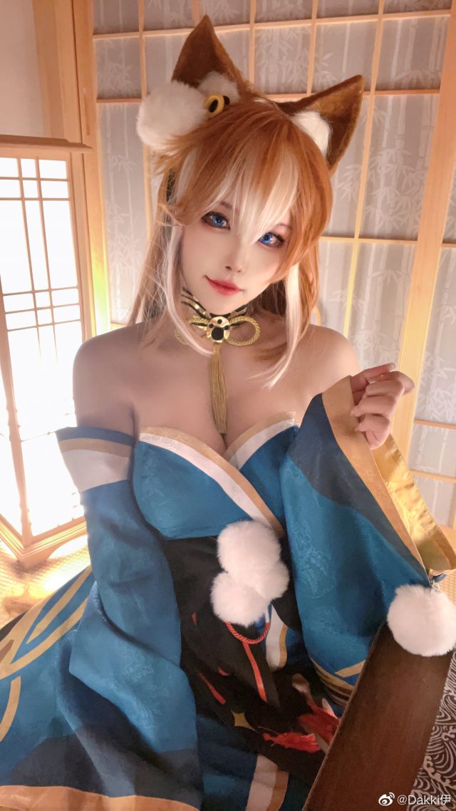 图片[4]_Dakki伊cos《原神》希娜，探秘性感迷人的希娜小姐_萌VLOG