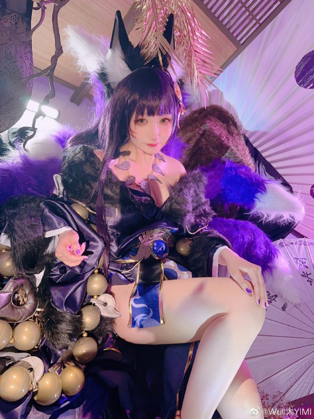 图片[4]_大YIMI cos碧蓝航线武藏 sexy fox lady_萌VLOG