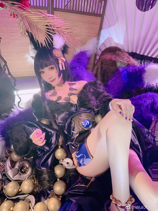 图片[3]_大YIMI cos碧蓝航线武藏 sexy fox lady_萌VLOG