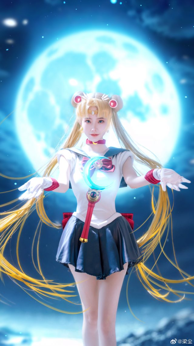 图片[3]_梁尘扮美少女战士月野兔 神级cos化身现实中月亮女神_萌VLOG