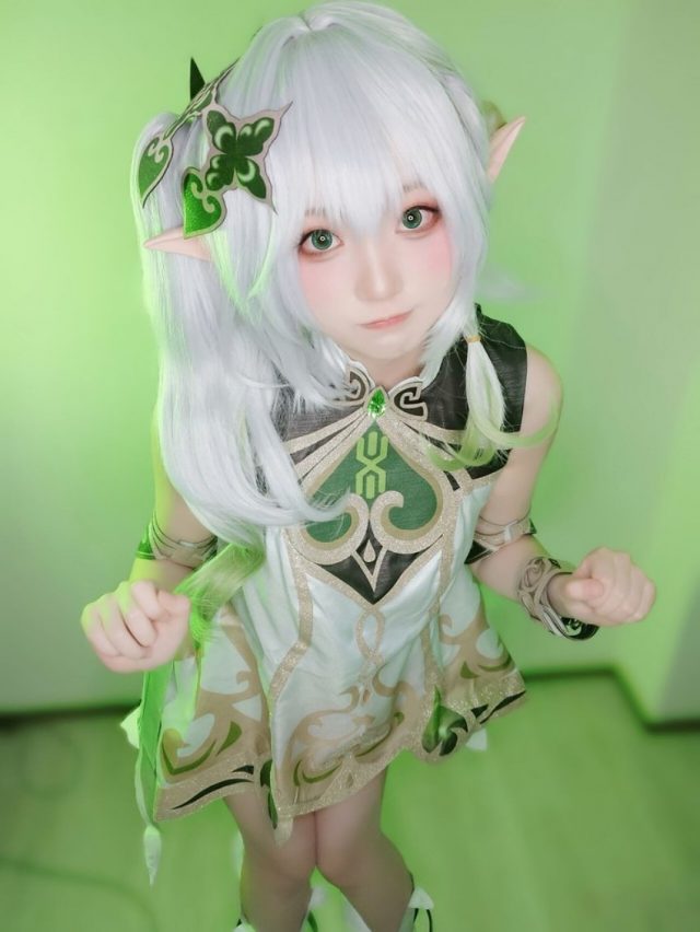 图片[2]_Yuki亭COS纳西妲，展现《原神》中“小吉祥草王之舞”的华丽演绎_萌VLOG