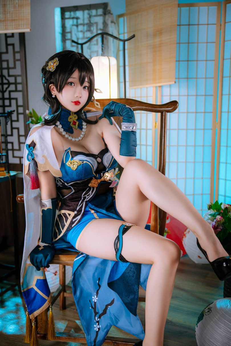 图片[2]_椎名莜·阮梅cos演绎崩坏：星穹铁道终极学者_萌VLOG