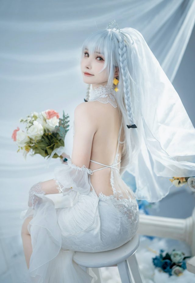 图片[5]_花园誓约婚纱：浪漫婚礼绽放花海中_萌VLOG