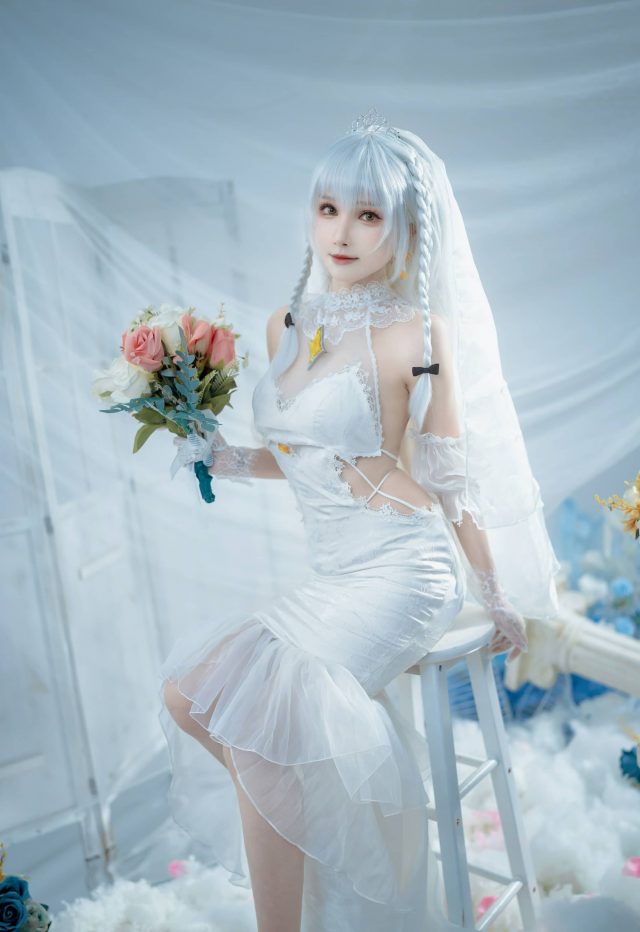 图片[2]_花园誓约婚纱：浪漫婚礼绽放花海中_萌VLOG