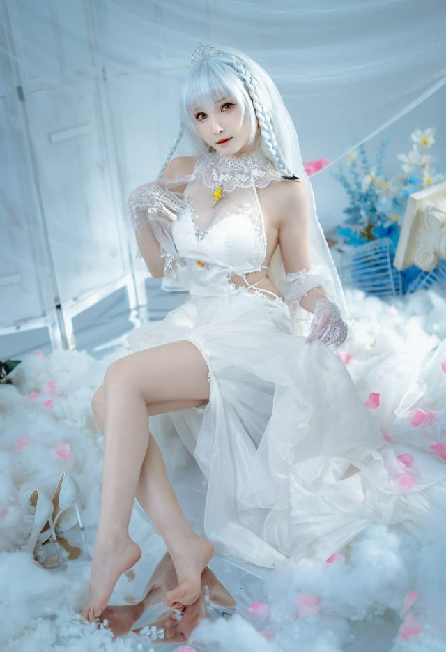 图片[3]_花园誓约婚纱：浪漫婚礼绽放花海中_萌VLOG