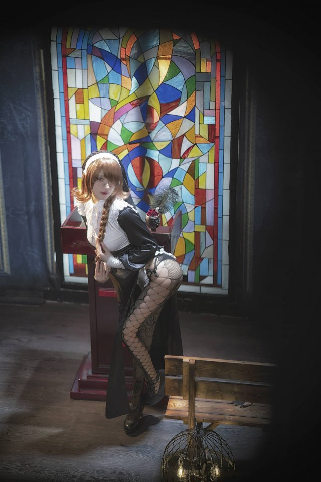 阿包修女COSPLAY：神秘修女诱惑_萌VLOG