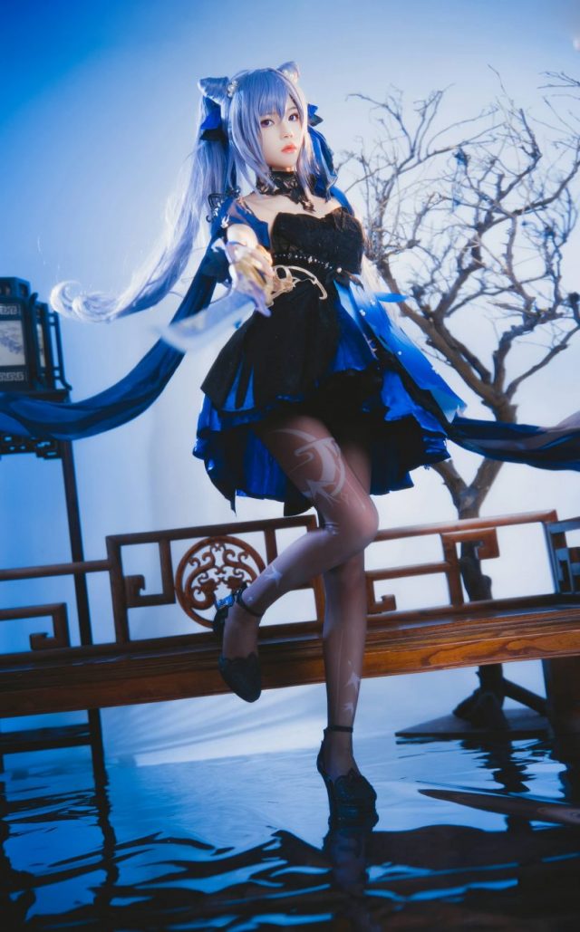 桜桃喵探索原神COSPLAY：精彩呈现刻晴的冷酷与性感_萌VLOG