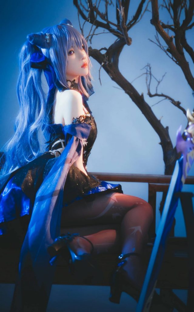 图片[4]_桜桃喵探索原神COSPLAY：精彩呈现刻晴的冷酷与性感_萌VLOG