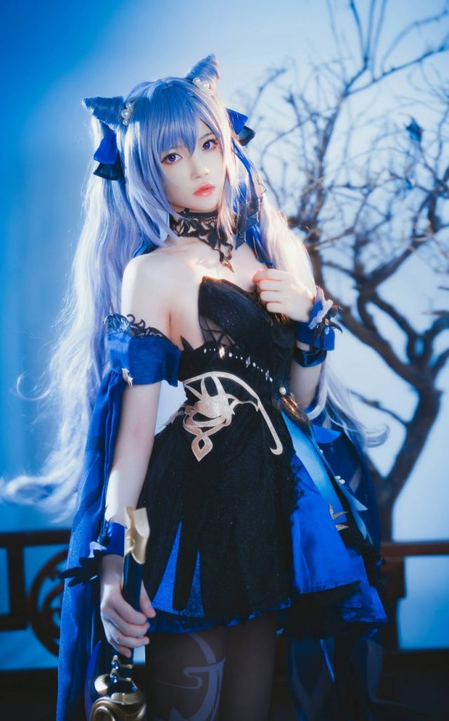 图片[3]_桜桃喵探索原神COSPLAY：精彩呈现刻晴的冷酷与性感_萌VLOG