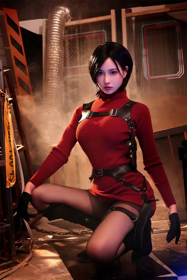 图片[4]_生化危机COS：泰国女模cos艾达·王_萌VLOG