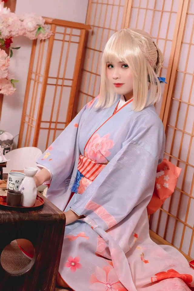 图片[2]_东方Project：coser Pyon还原比基尼版博丽灵梦_萌VLOG