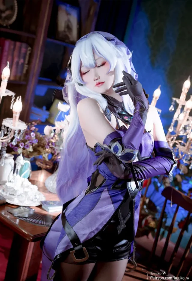 图片[5]_越南女coser Kuuko W演绎神秘优雅记忆女神\\”黑天鹅\\”_萌VLOG
