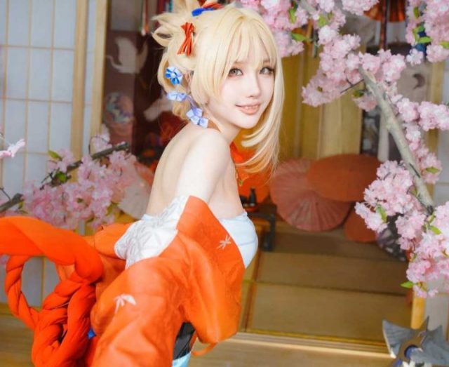 图片[2]_喵崽宵宫Cos：原神夏祭女王的风采与笑容_萌VLOG