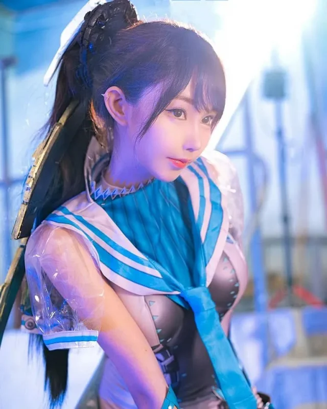 图片[5]_性感与坚韧的融合：韩国coser Zoe_So演绎剑星·伊芙_萌VLOG