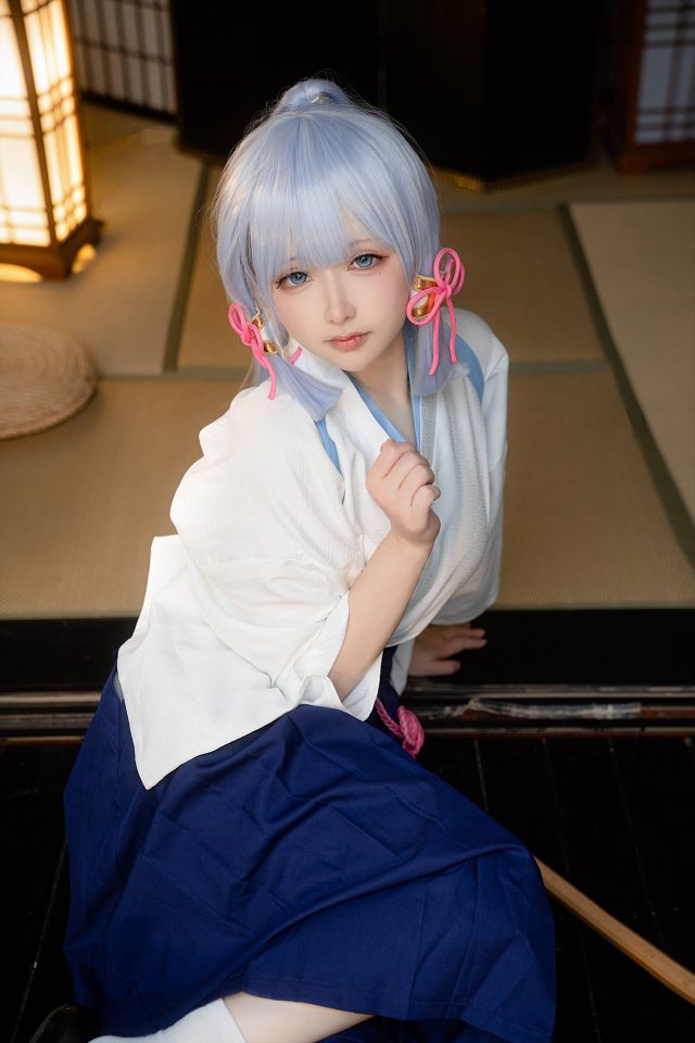 图片[3]_剑道服版神里凌华COS：演绎原神角色的优雅与可爱_萌VLOG