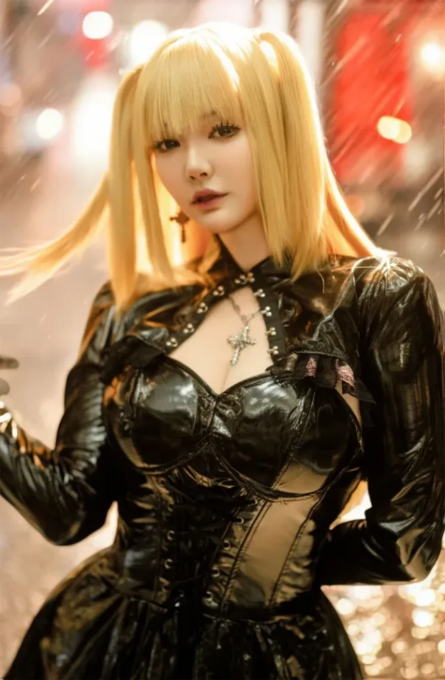图片[4]_Coser YingTze弥海砂：再现死亡笔记经典角色_萌VLOG