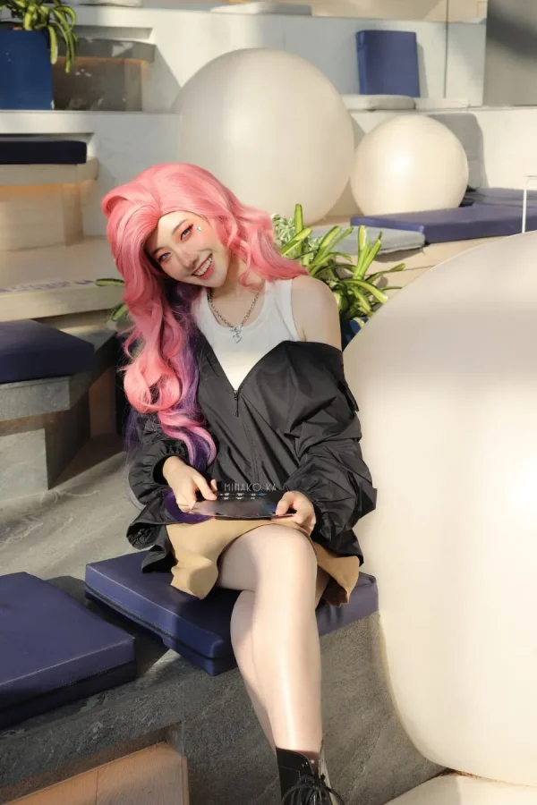 图片[2]_Minako和萨勒芬妮星籁歌姬COS：甜美与青春活力_萌VLOG